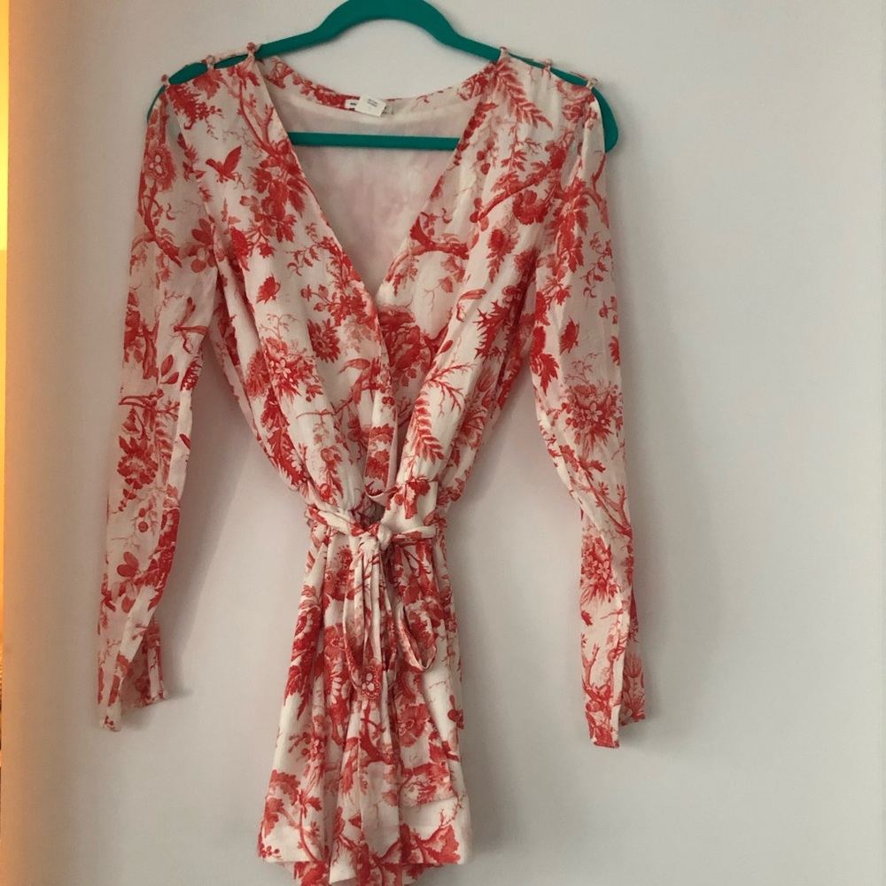 Club Monaco toile print romper
